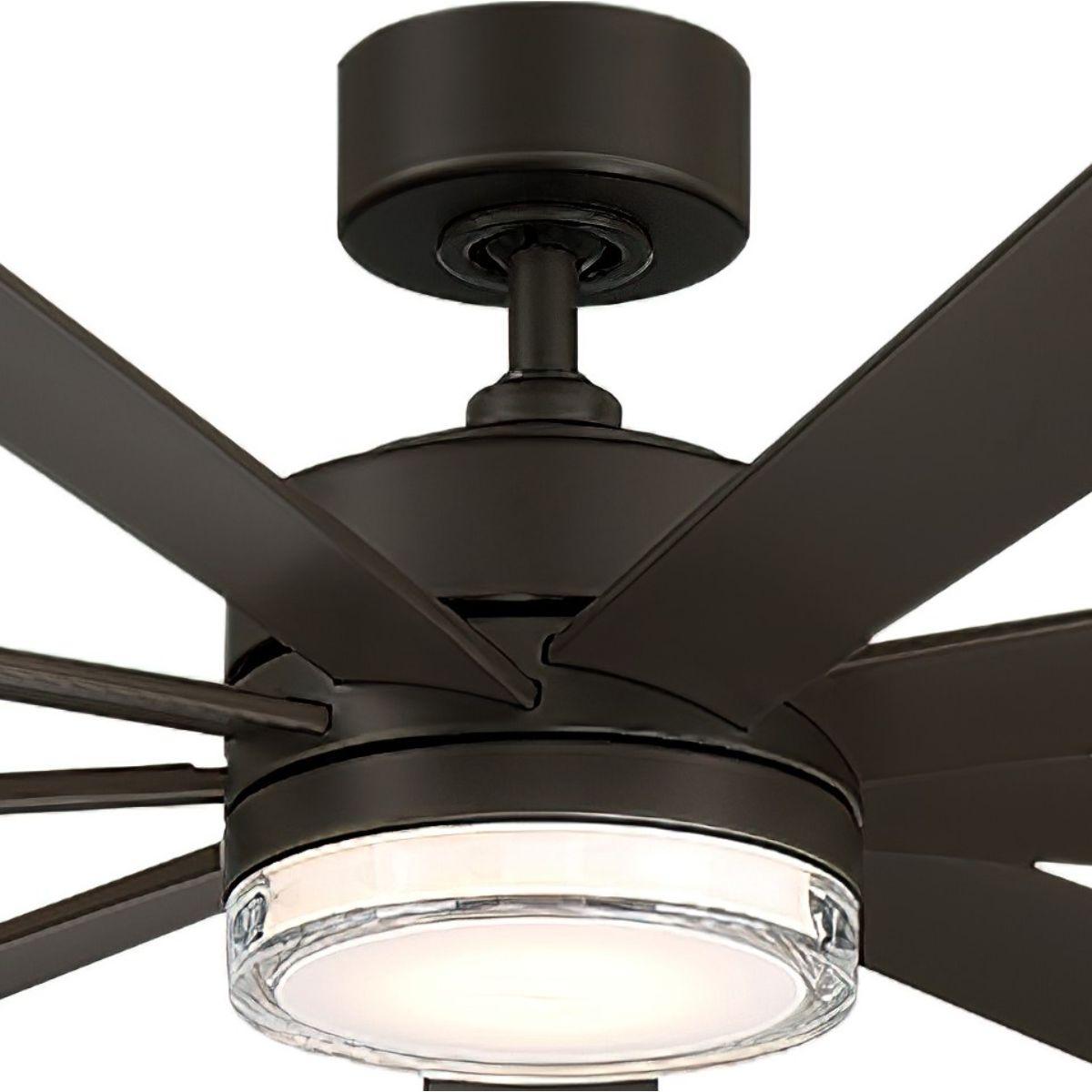 Wynd XL 72 Inch Bronze Windmill LED Smart Ceiling Fan - Bees Lighting