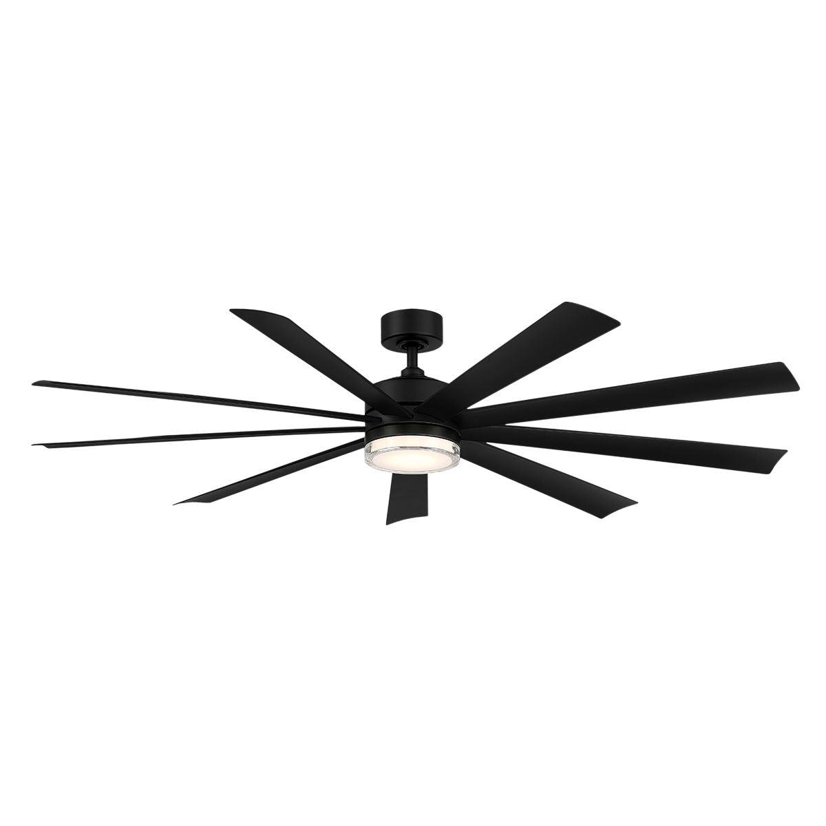 Wynd XL 72 Inch Windmill Outdoor Smart Ceiling Fan With Light And Remote, Marine Grade - Bees Lighting