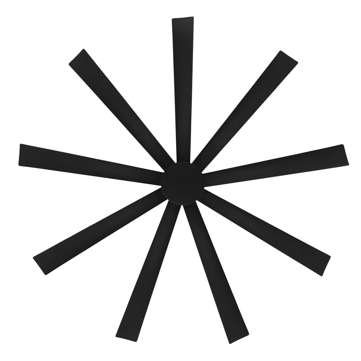 Wynd XL 72 Inch Matte Black Windmill LED Smart Ceiling Fan - Bees Lighting
