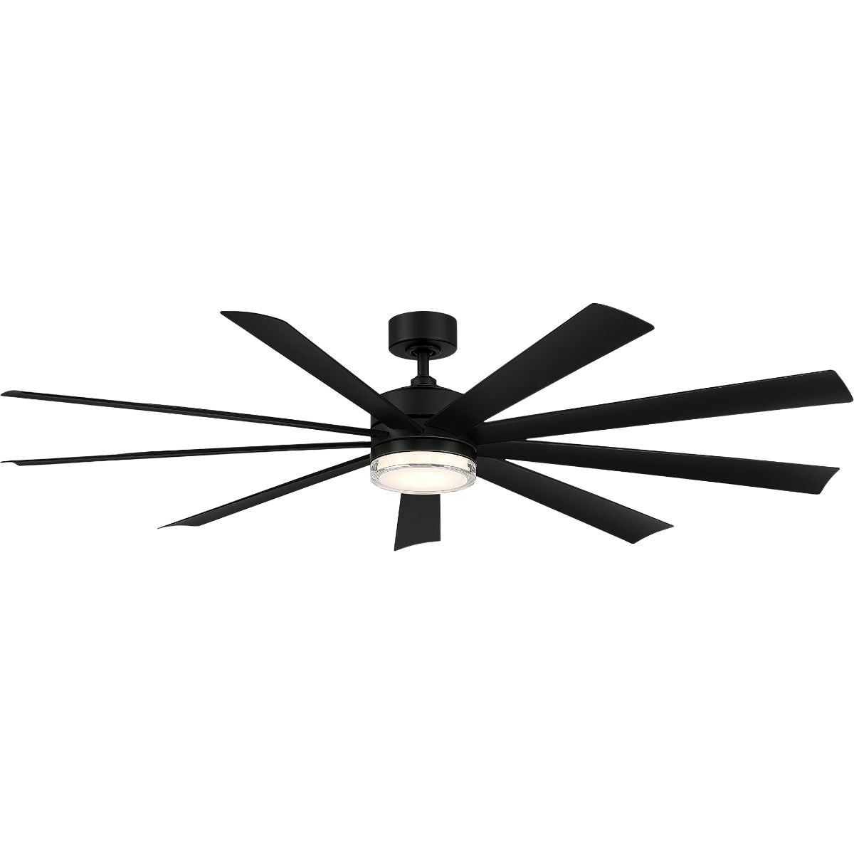 Wynd XL 72 Inch Matte Black Windmill LED Smart Ceiling Fan - Bees Lighting