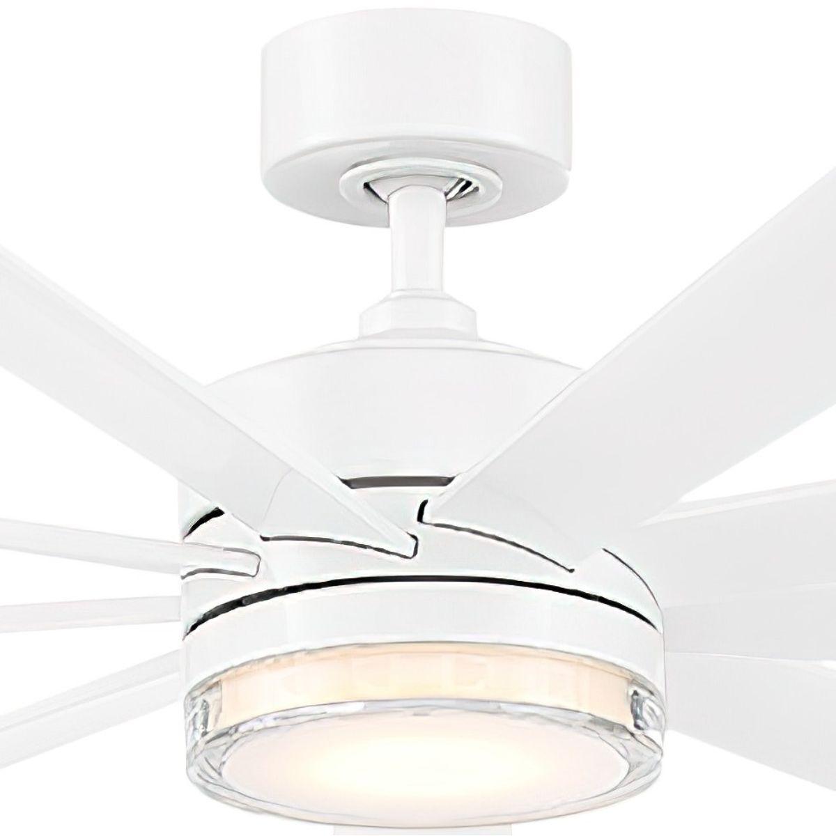 Wynd XL 72 Inch Windmill Outdoor Smart Ceiling Fan With Light And Remote, Marine Grade - Bees Lighting