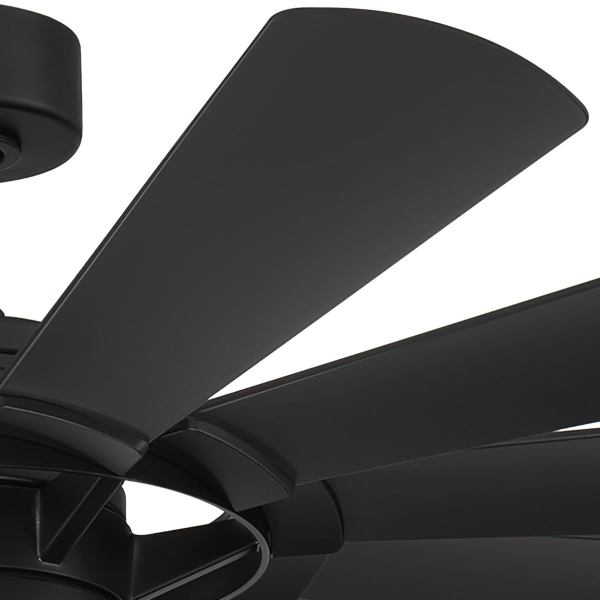 Wyndmill 65 Inch 2700K LED Smart Ceiling Fan, Matte Black - Bees Lighting