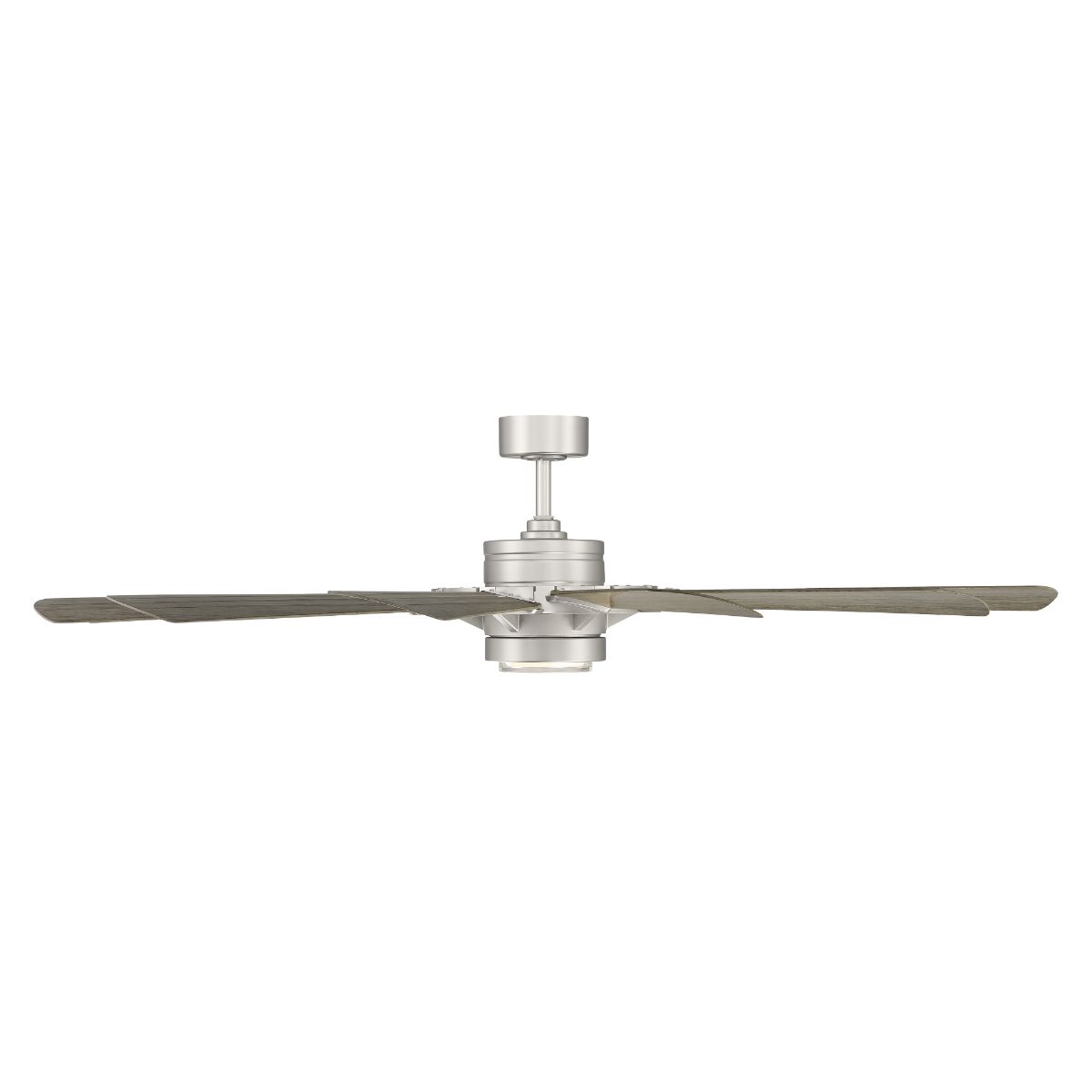 Wyndmill 65 Inch 3500K LED Smart Ceiling Fan, Steel with Weathered Wood Blades - Bees Lighting