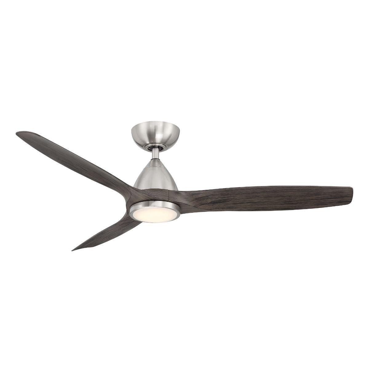 Skylark 54 Inch Modern Outdoor Smart Ceiling Fan With 3000K LED And Remote - Bees Lighting