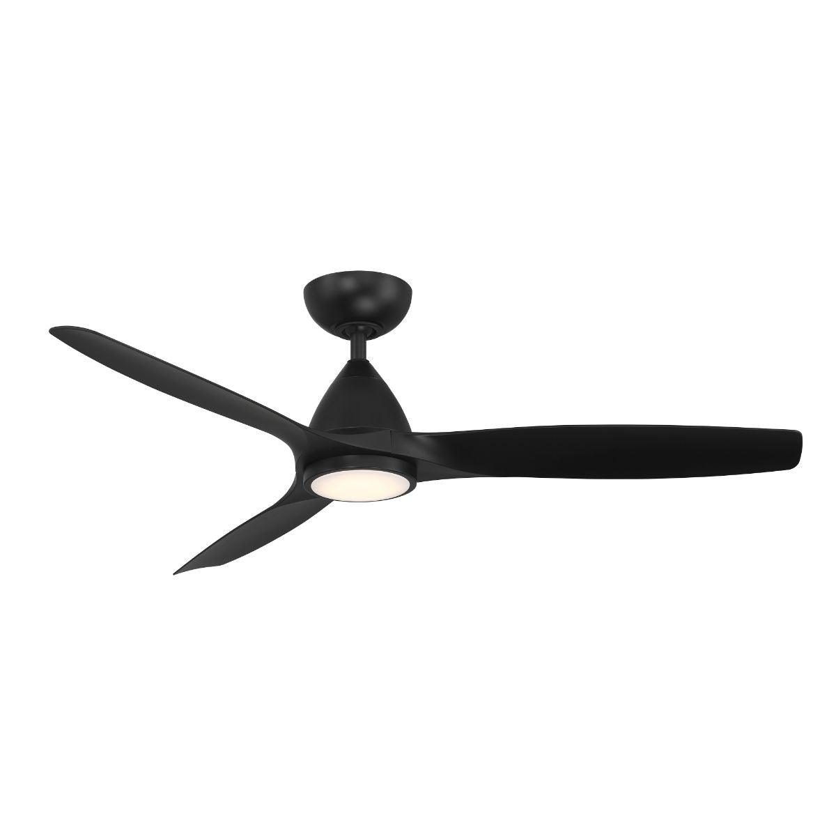 Skylark 54 Inch Modern Outdoor Smart Ceiling Fan With 3000K LED And Remote - Bees Lighting