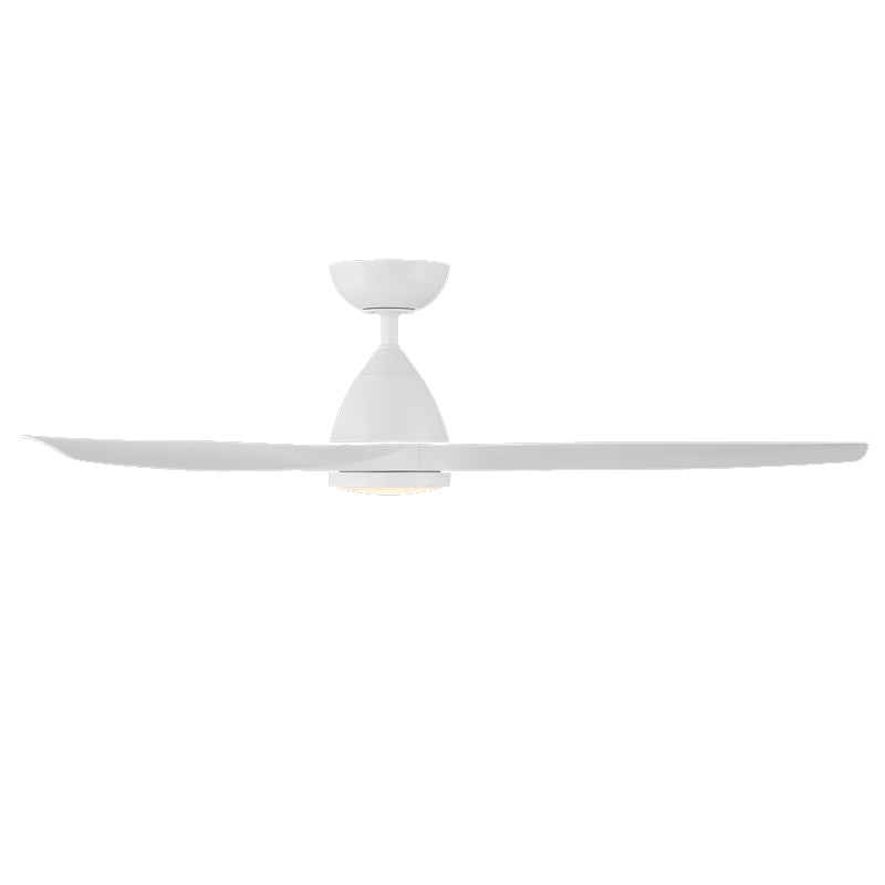 Skylark 54 Inch Smart Ceiling Fan with CCT LED Light, Matte White - Bees Lighting