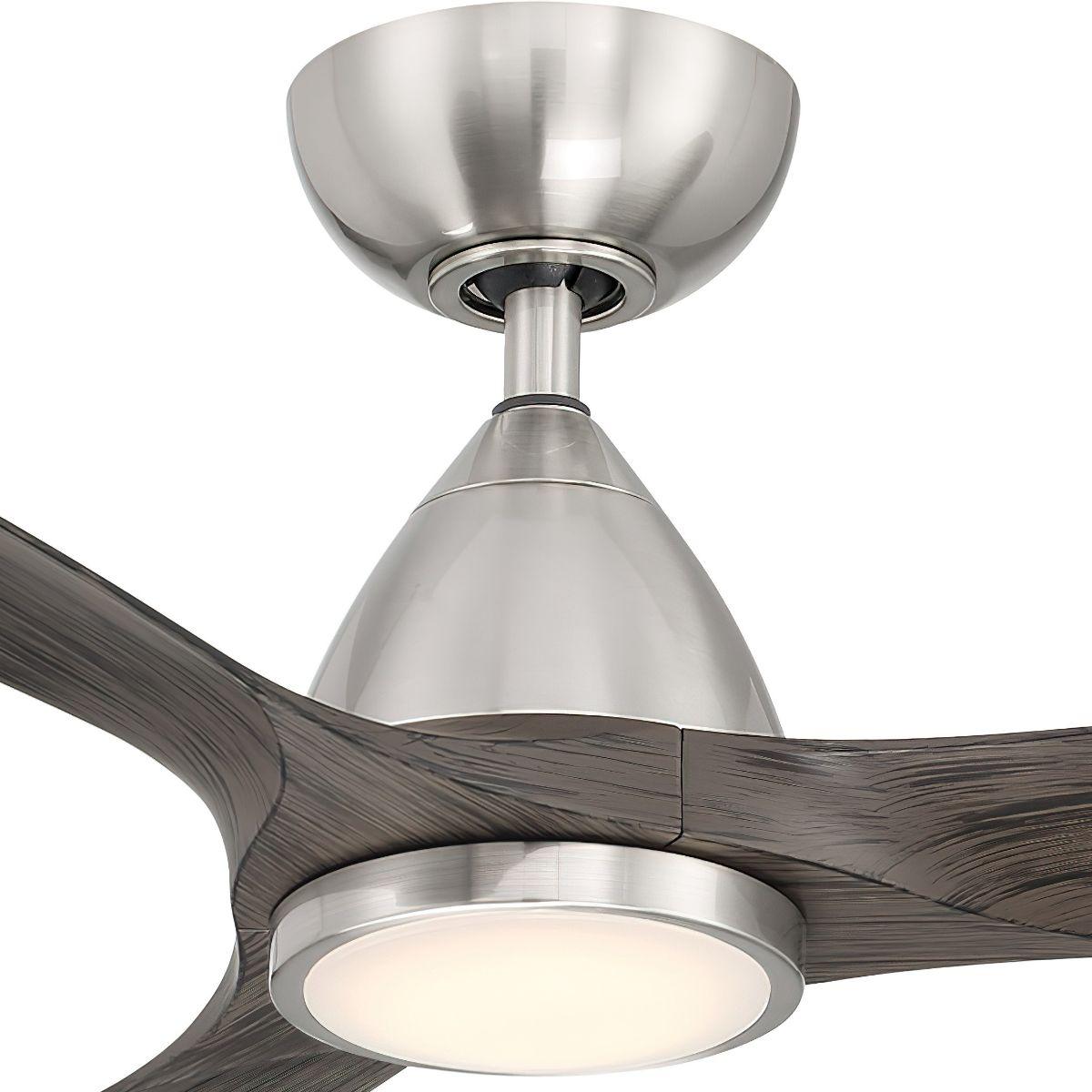 Skylark 54 Inch Modern Outdoor Smart Ceiling Fan With 2700K LED And Remote