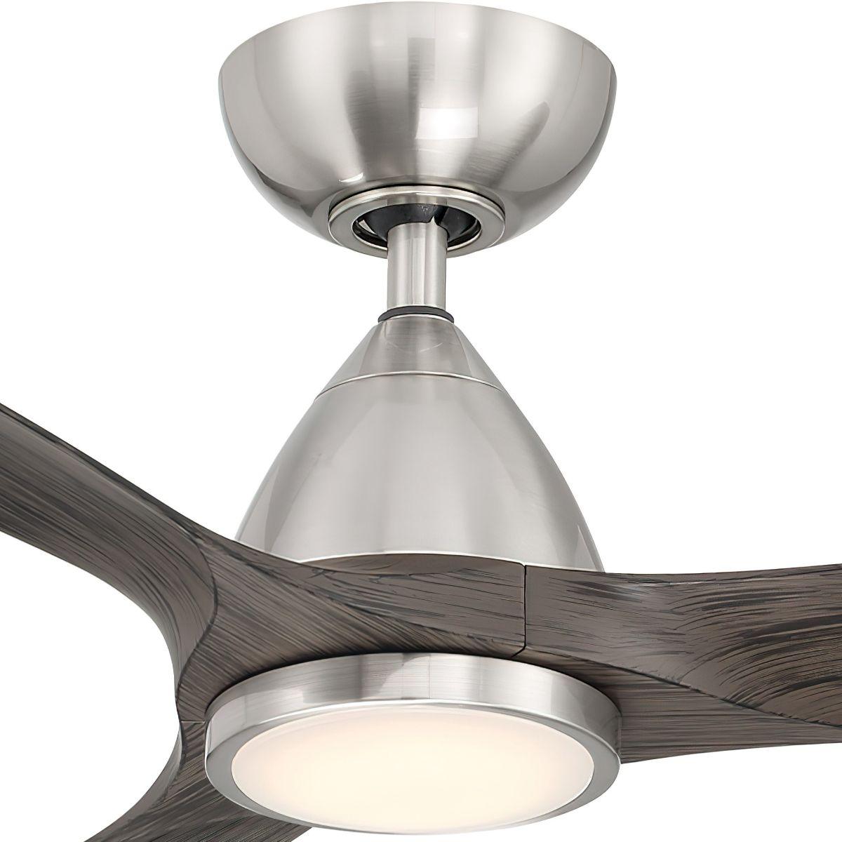 Skylark 54 Inch Modern Outdoor Smart Ceiling Fan With 3500K LED And Remote - Bees Lighting