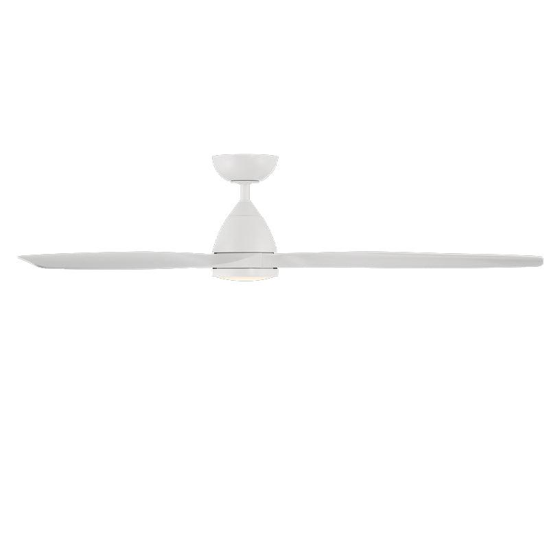 Skylark 62 Inch Smart Ceiling Fan with CCT LED Light, Matte White - Bees Lighting