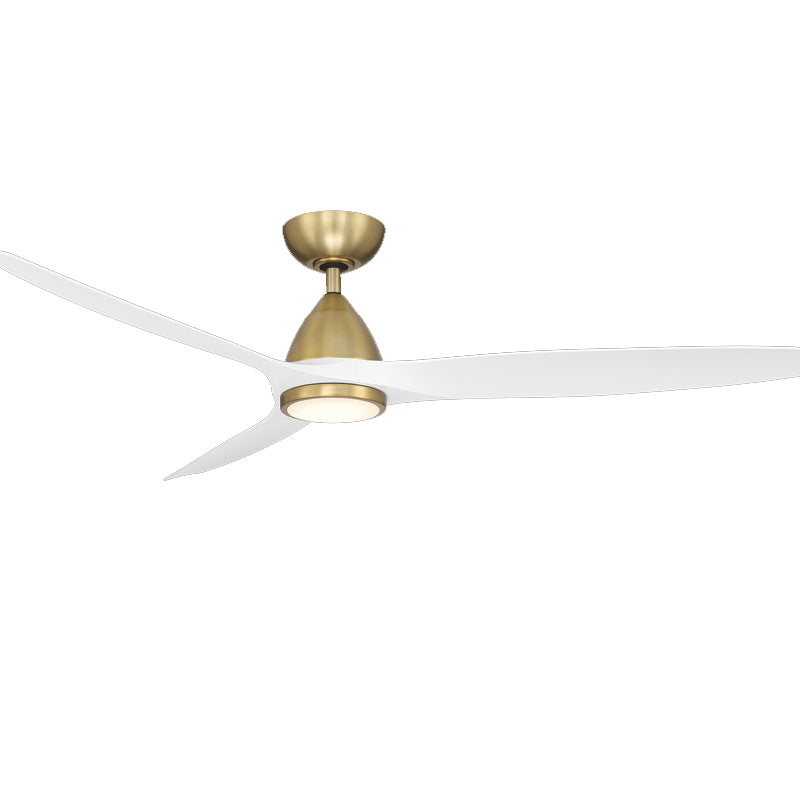 Skylark 62 Inch Modern Outdoor Smart Ceiling Fan With 3500K LED And Remote - Bees Lighting