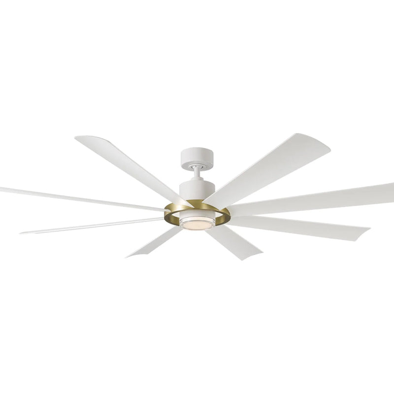 Aura 72 Inch Windmill Outdoor Smart Ceiling Fan With 3000K LED And Remote - Bees Lighting