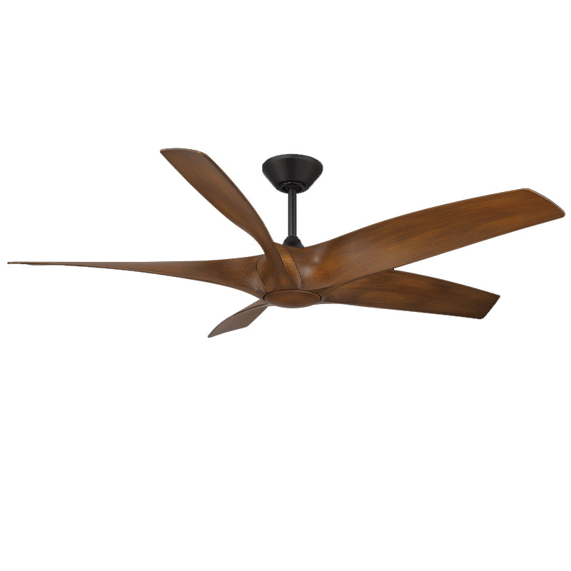 Zephyr 60 Inch Outdoor Modern Smart Ceiling Fan With CCT LED Light And Remote, 5 Blades - Bees Lighting