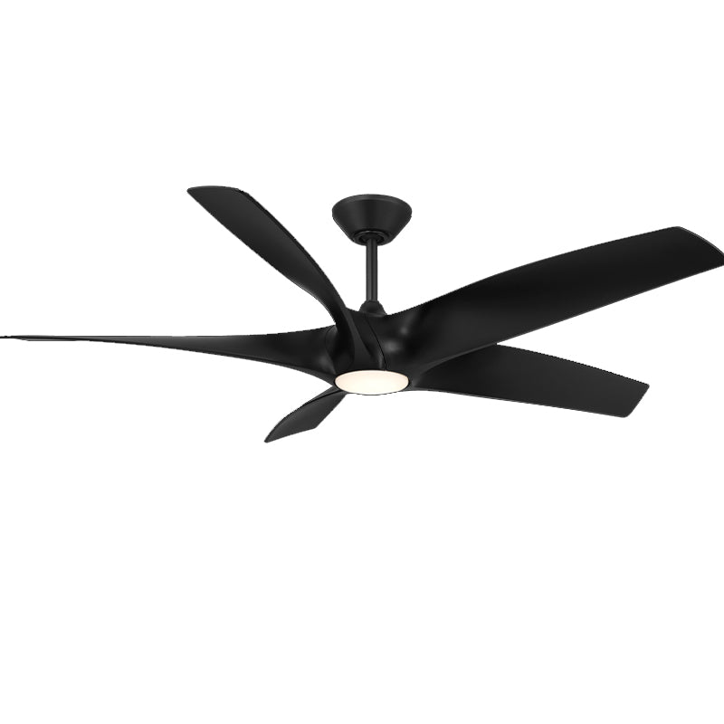 Zephyr 60 Inch Outdoor Modern Smart Ceiling Fan With CCT LED Light And Remote, 5 Blades