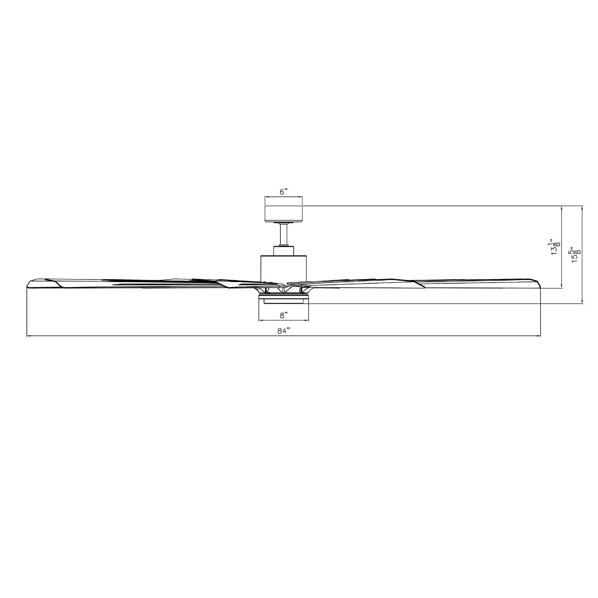 Size Matters 84 Inch Bronze Smart Windmill Ceiling Fan with CCT LED Light - Bees Lighting