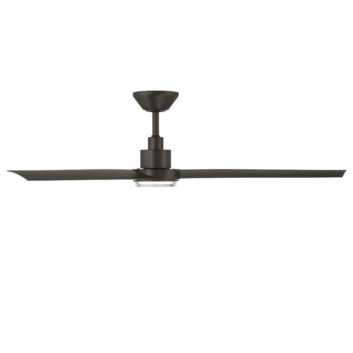 Bolo 56 Inch Bronze Outdoor CCT LED Smart Ceiling Fan - Bees Lighting