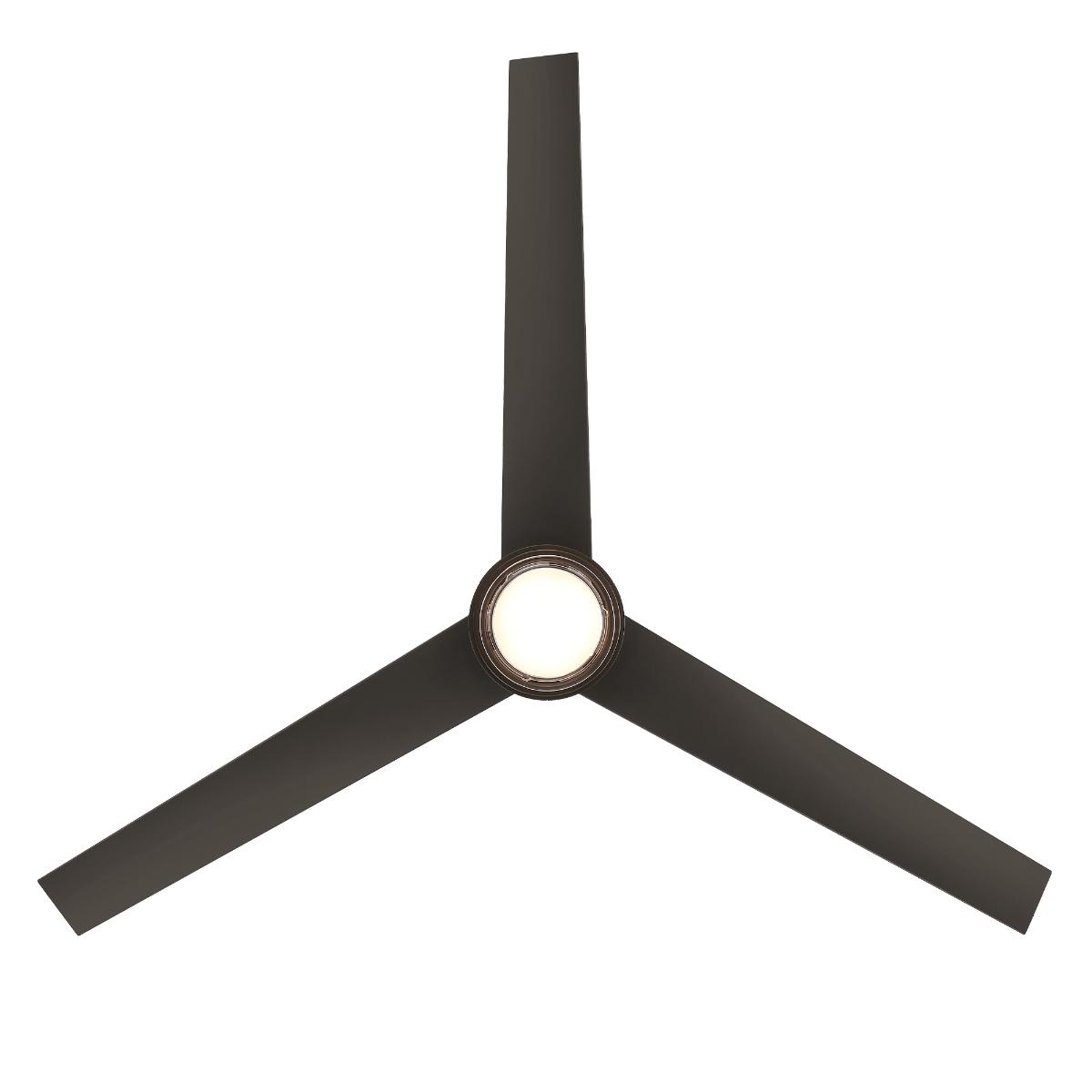 Bolo 56 Inch Bronze Outdoor CCT LED Smart Ceiling Fan - Bees Lighting