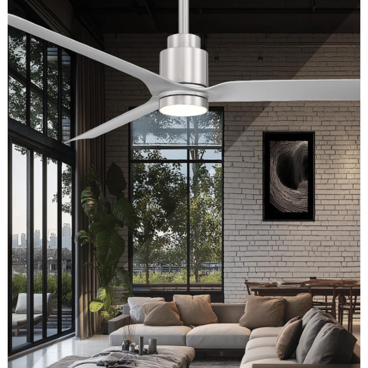 Smooth 52" CCT LED Smart Ceiling Fan - Bees Lighting