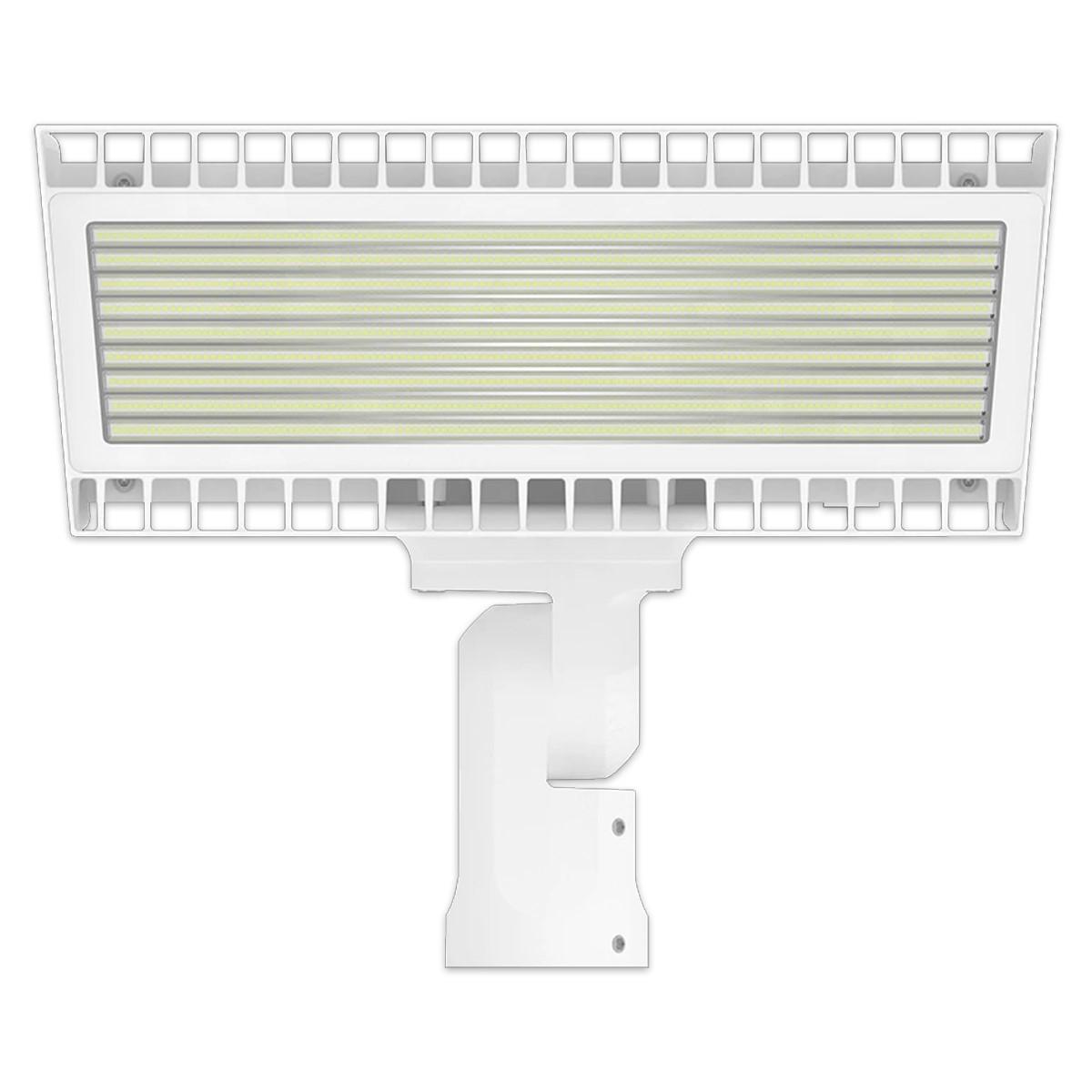 LED Flood Light, 445/534W, 72600 Lumens, 4000K/5000K, 120-277V, Slipfitter, White - Bees Lighting
