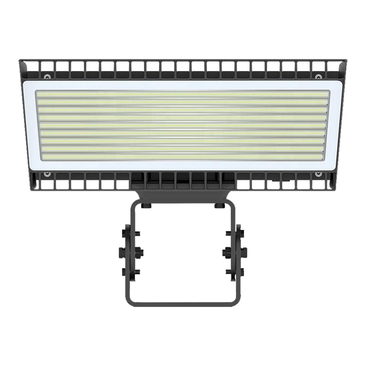 LED Flood Light, 445/534W, 72600 Lumens, 4000K/5000K, 120-277V, Trunnion, Bronze - Bees Lighting