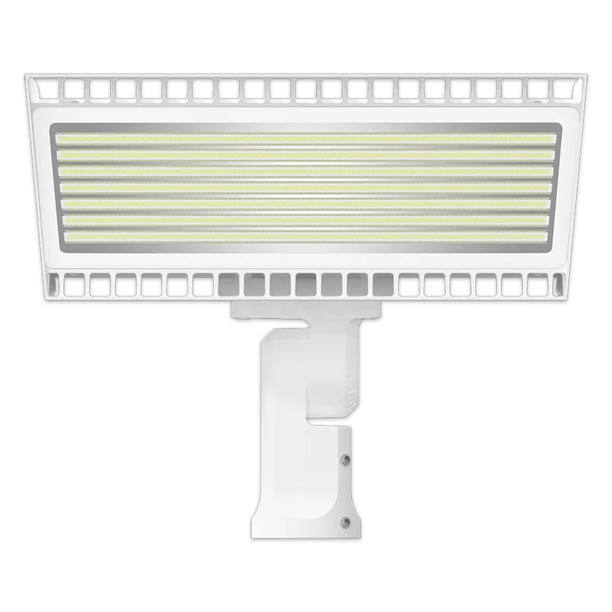 LED Flood Light, 213/346W, 45135 Lumens, 4000K/5000K, 120-277V, Slipfitter, White - Bees Lighting