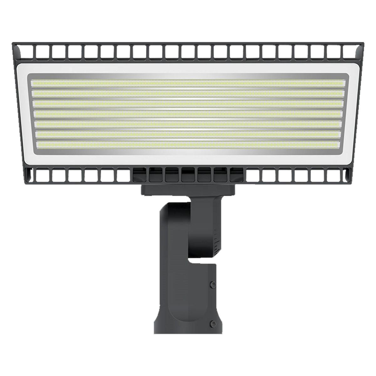 LED Flood Light, 213/346W, 45135 Lumens, 4000K/5000K, 120-277V, Slipfitter, Bronze - Bees Lighting