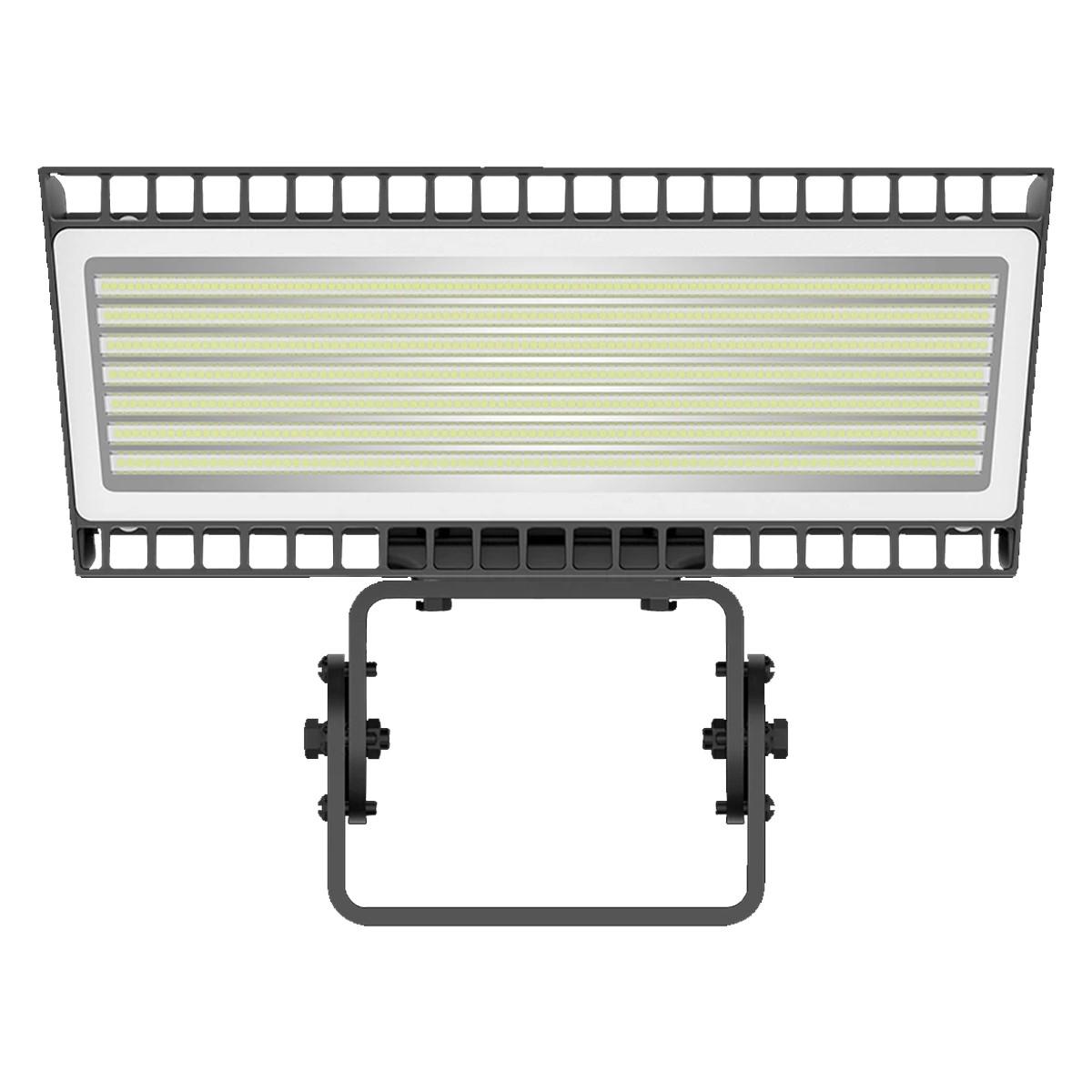 LED Flood Light, 213/346W, 45135 Lumens, 4000K/5000K, 120-277V, Trunnion, Bronze - Bees Lighting