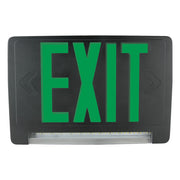 Exitronix Revolution Thermoplastic Combination LED Light Bar Exit Sign - Bees Lighting