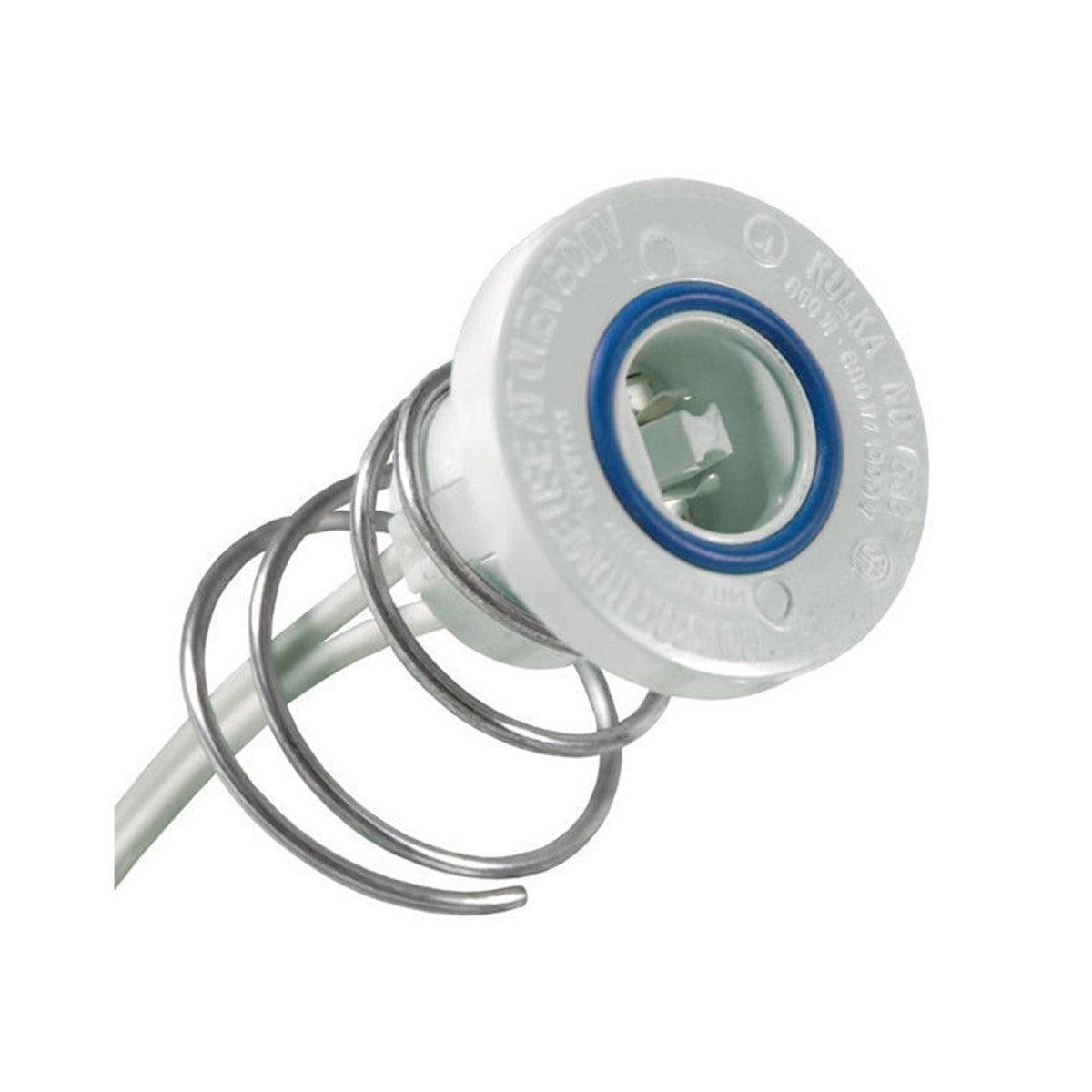 Recessed Double Contact Socket for Sign Bulb with Spring End - Bees Lighting