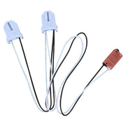 2-Lamp Wiring Harness with Short Non-shunted Sockets for LED Tubes - Bees Lighting