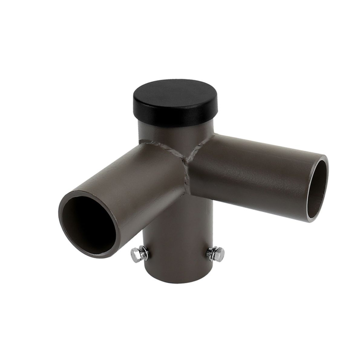 2-3/8" Spoke Bracket Two 2-3/8" mounts 90 Degrees Dark Bronze - Bees Lighting