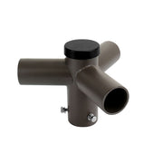 2-3/8" Spoke Bracket Three 2-3/8" mounts 120 Degrees Dark Bronze - Bees Lighting