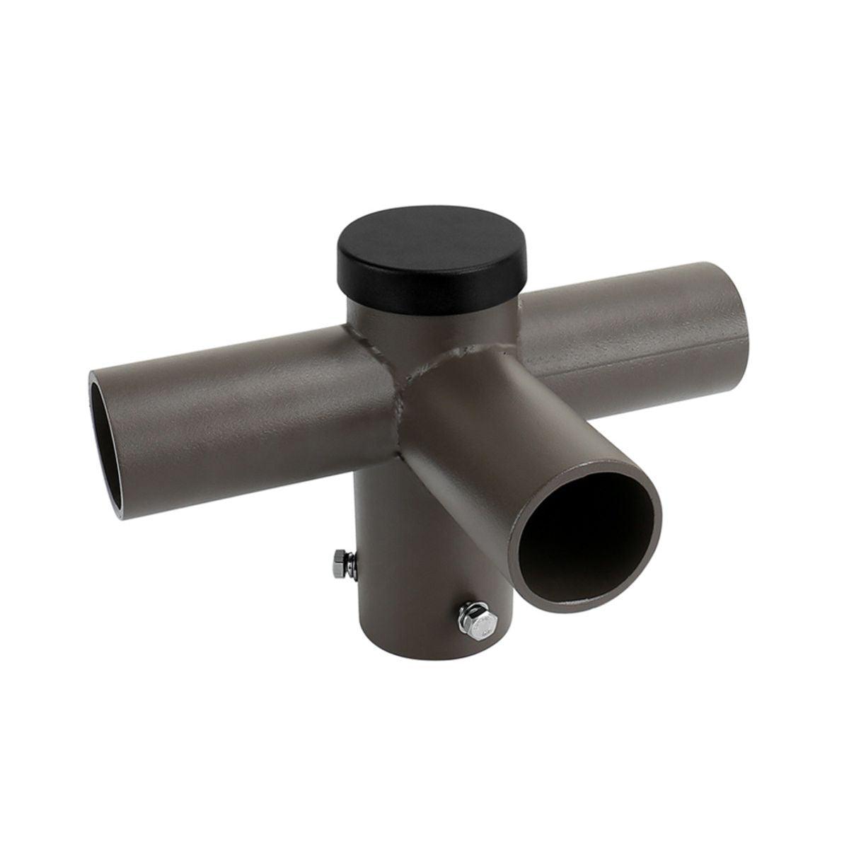 2-3/8" Spoke Bracket Three 2-3/8" mounts 90 Degrees Dark Bronze - Bees Lighting