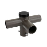 2-3/8" Spoke Bracket Three 2-3/8" mounts 90 Degrees Dark Bronze - Bees Lighting