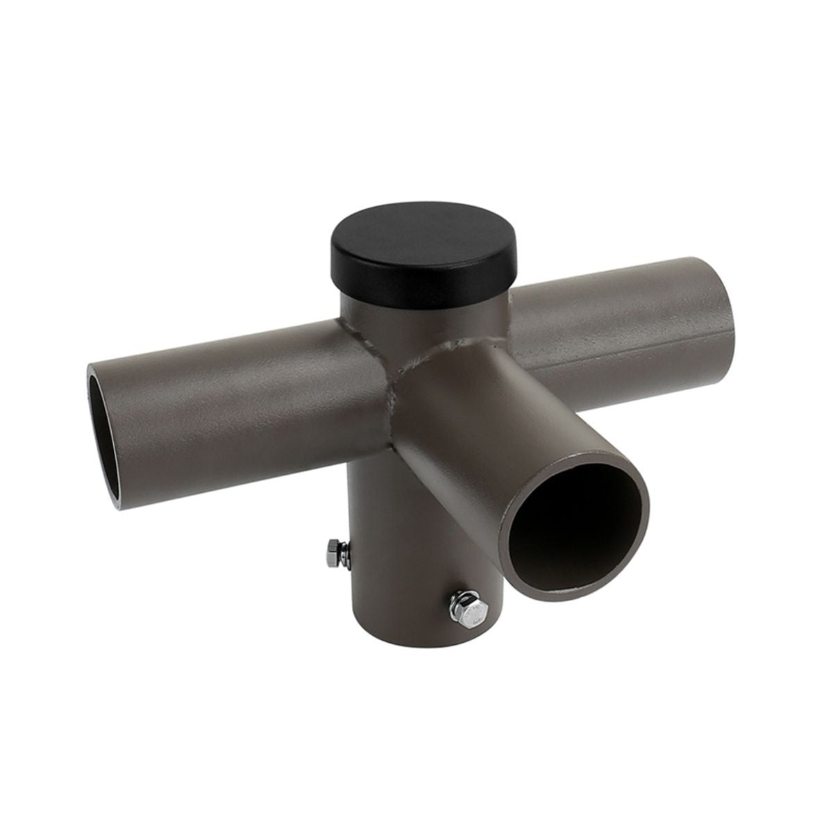 2-3/8" Spoke Bracket Three 2-3/8" mounts 90 Degrees Dark Bronze - Bees Lighting