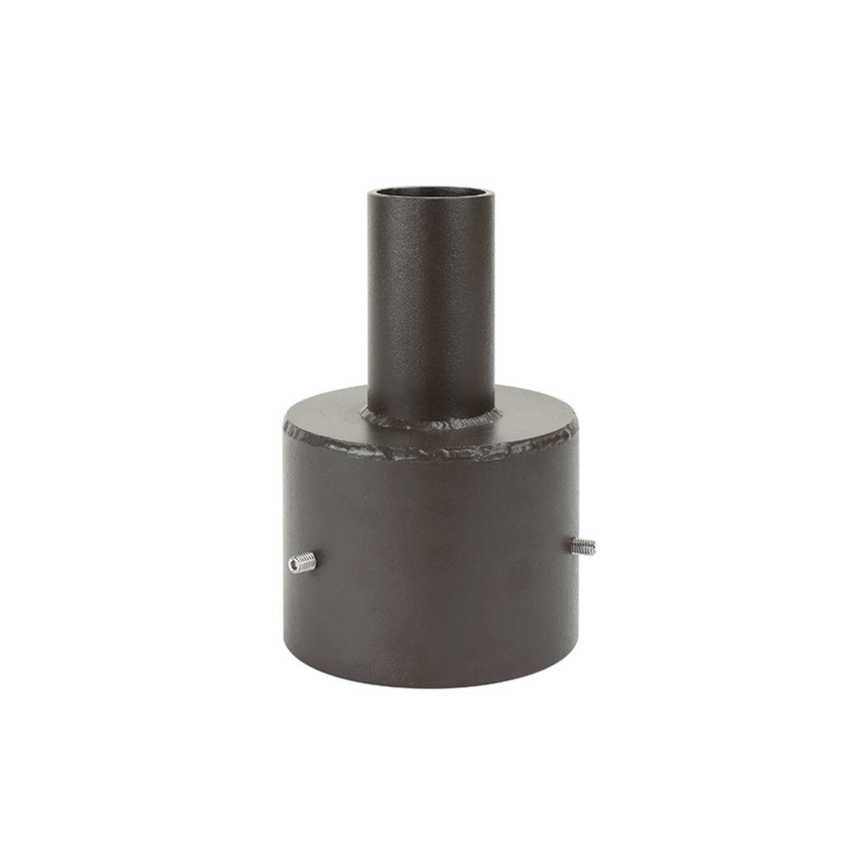 5" Round Tenon Mount Vertical 2-3/8" O.D Mounts Dark Bronze - Bees Lighting