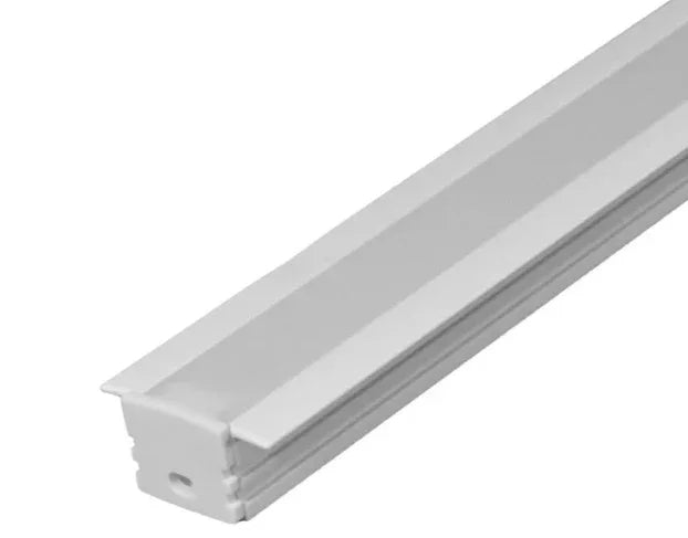 6ft Mini Deep with Flange Aluminum Mounting Channel, White (Copy)