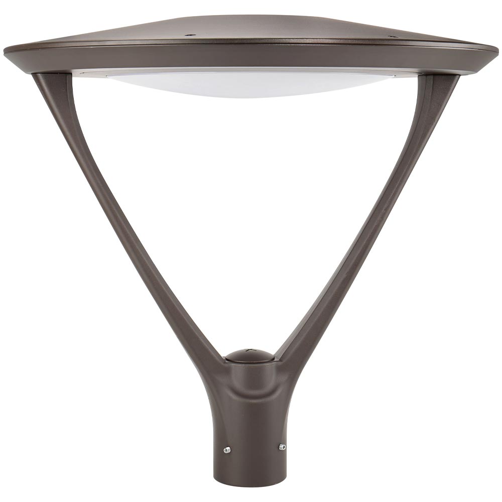 LED Post Top Light, 130 Watts, 15800 Lumens, 30K/40K/50K, 120-277V - Bees Lighting