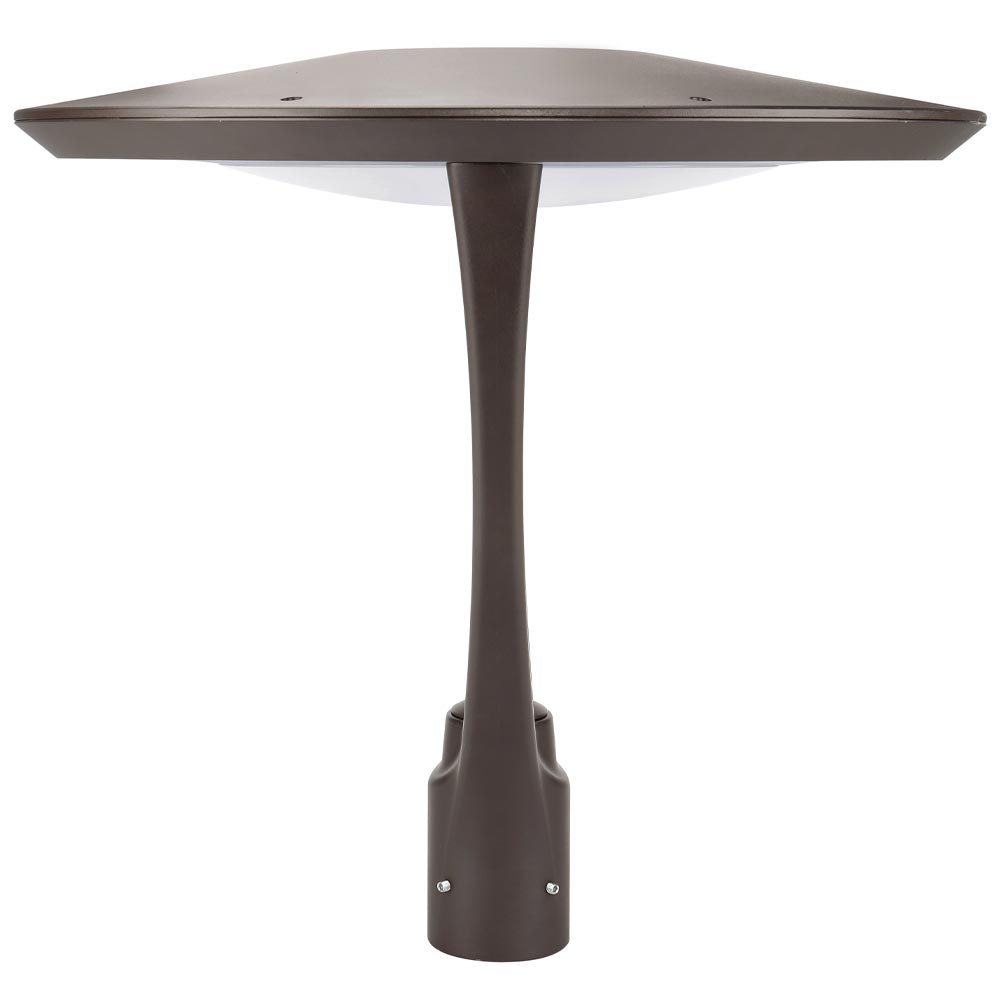 LED Post Top Light, 130 Watts, 15800 Lumens, 30K/40K/50K, 120-277V - Bees Lighting