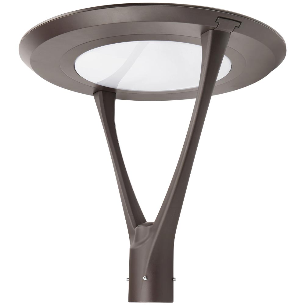 LED Post Top Light, 130 Watts, 15800 Lumens, 30K/40K/50K, 120-277V - Bees Lighting