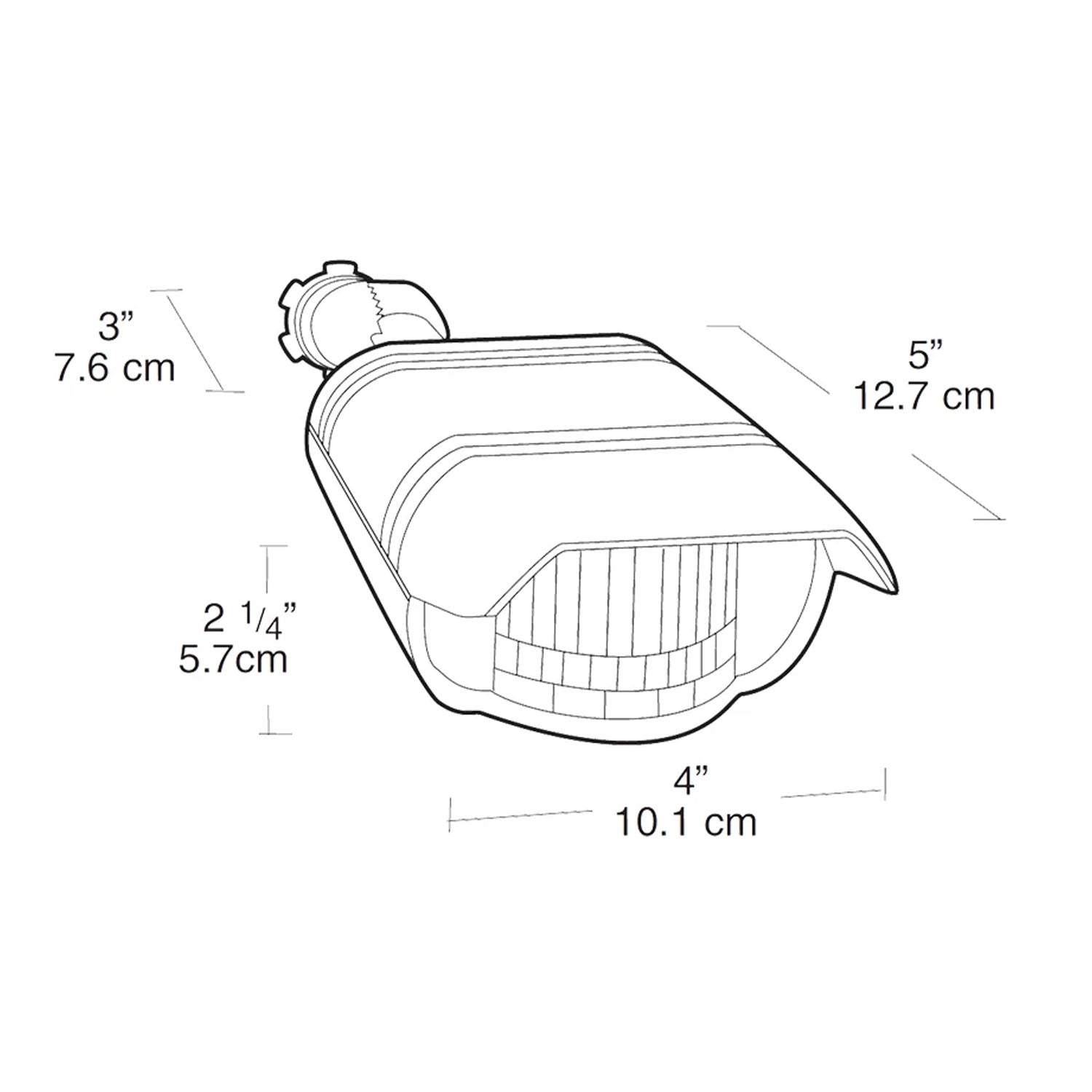 Gotcha PIR 110° Outdoor Occupancy Sensor, 1350W, 120-277V, Black - Bees Lighting