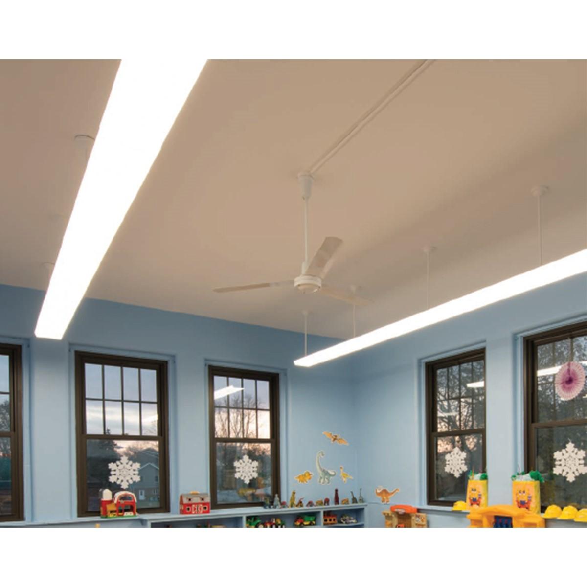 2ft LED Wrap Light, 10/20 Watts, 2800 Lumens, 35K/40K/50K, Prismatic Diffuser, 120/277V - Bees Lighting