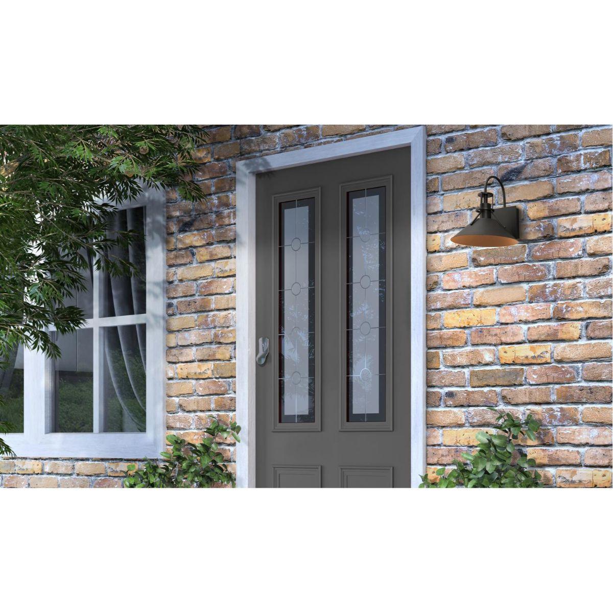 Gus 10 in. LED Outdoor Barn Light Black Finish - Bees Lighting