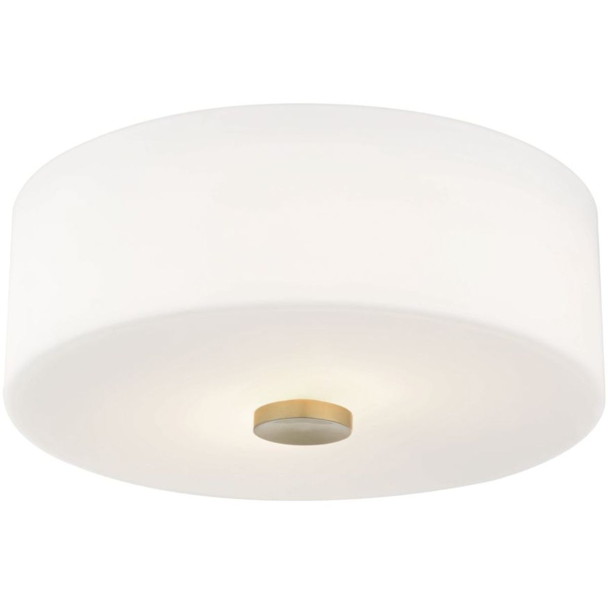 Sophie 12 in. 2 Lights Flush Mount Light Aged Brass Finish - Bees Lighting