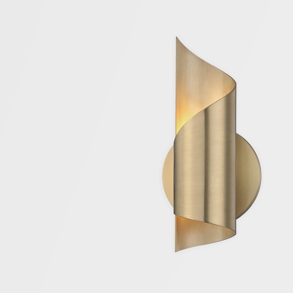 Evie 10 in. LED Wall Light Brass finish - Bees Lighting