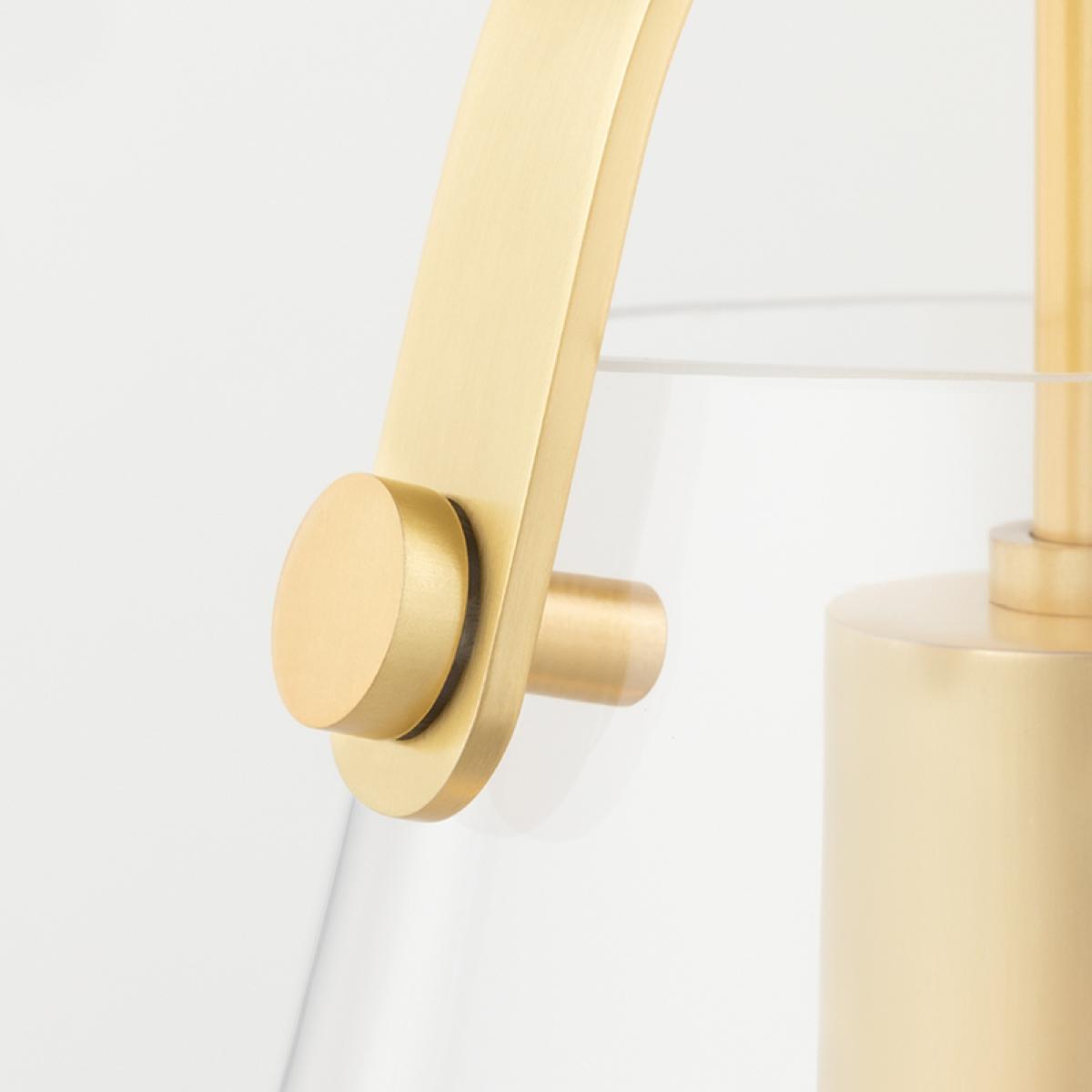 Karin 15" Armed Sconce Brass finish - Bees Lighting