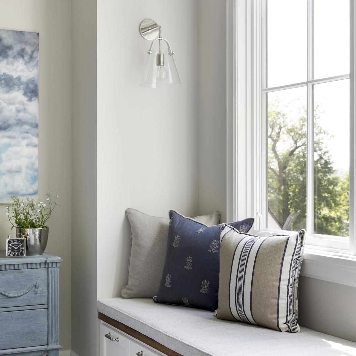 Karin 15" Armed Sconce Polished Nickel finish - Bees Lighting
