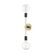 Asrid 2 Lights Armed Sconce - Bees Lighting