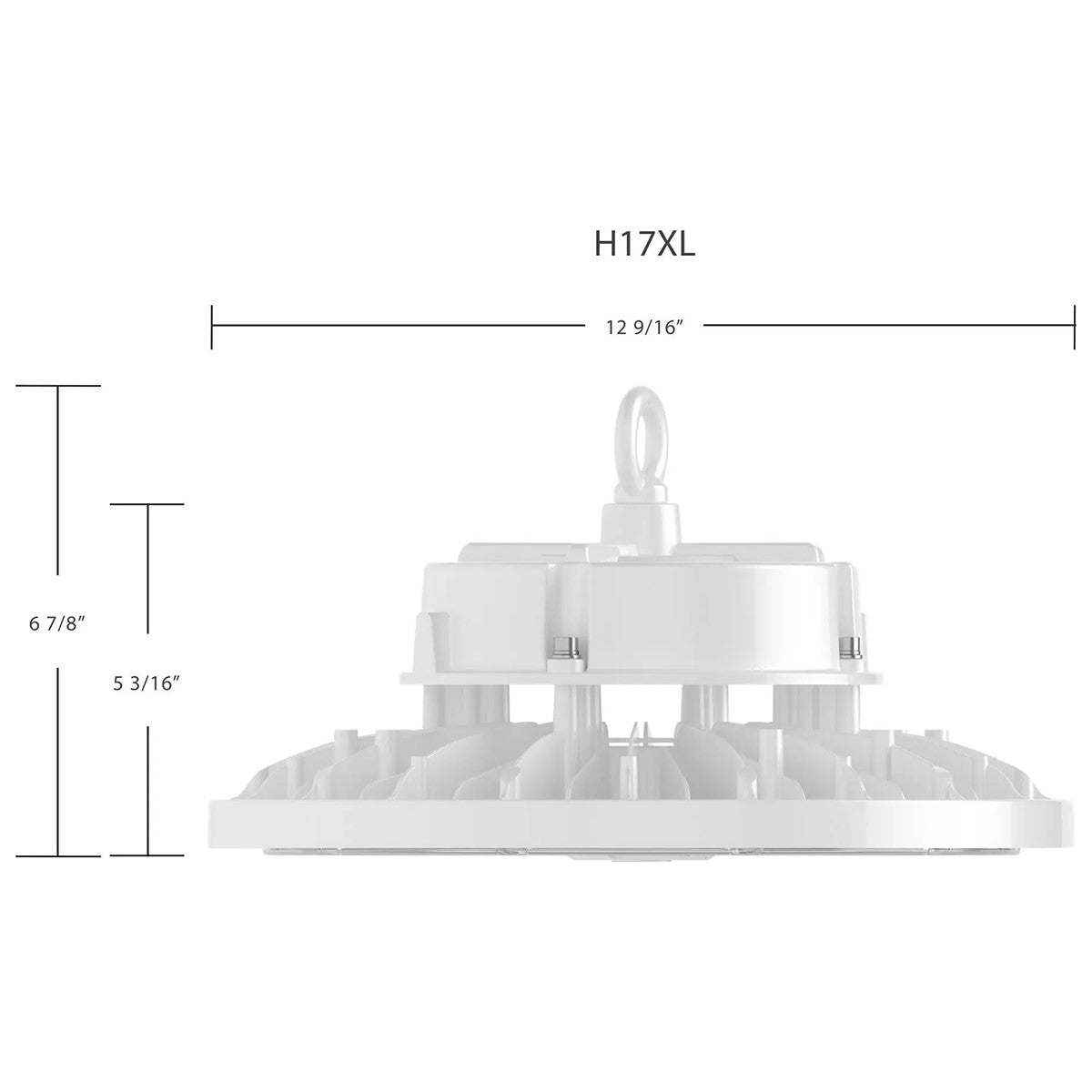 High Bay UFO LED Light, Field Adjustable Wattage 150/200/240W and CCT 30K/40K/50K, 37,000 Lumens, 120/277V