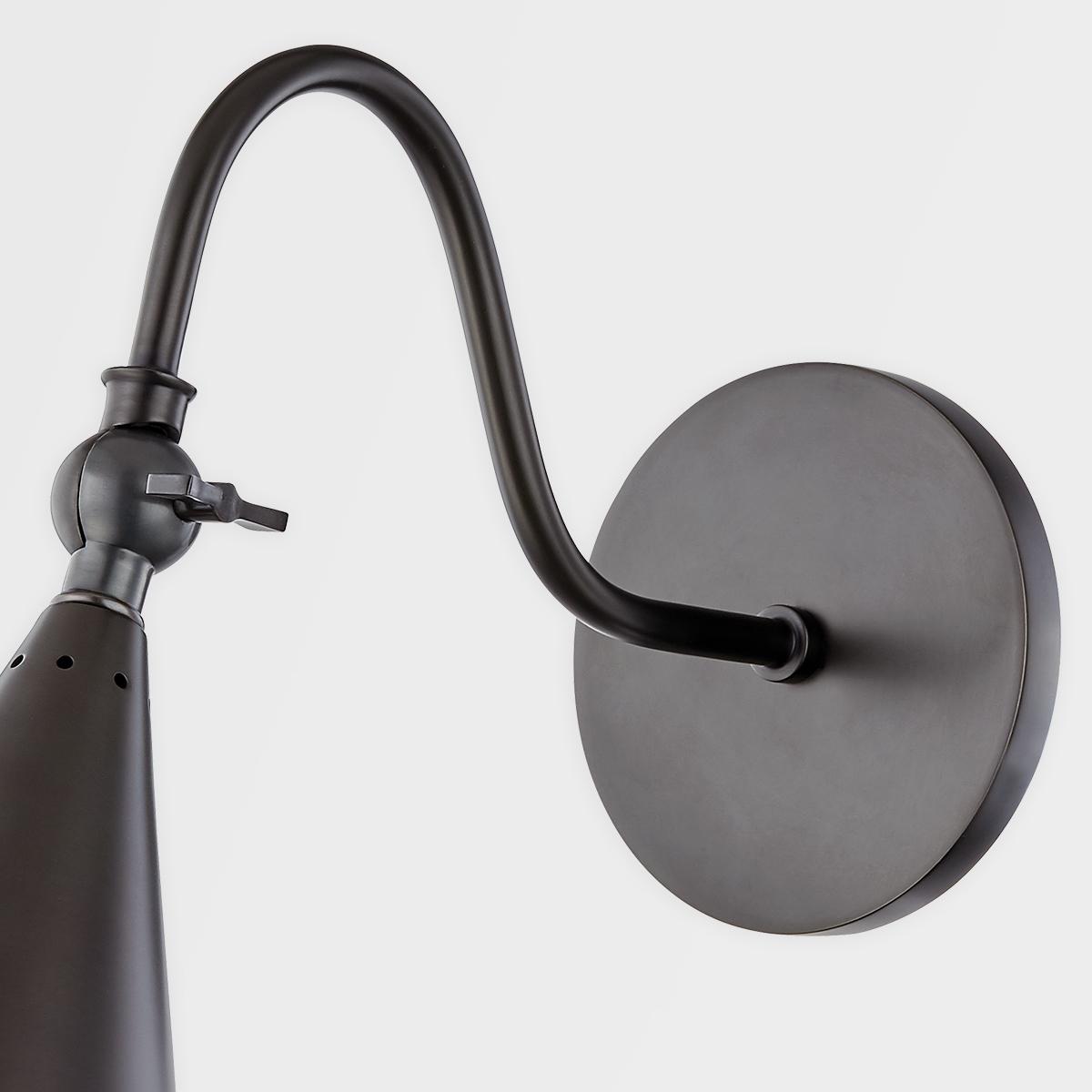 Lupe 12 in. Armed Sconce Old Bronze finish - Bees Lighting