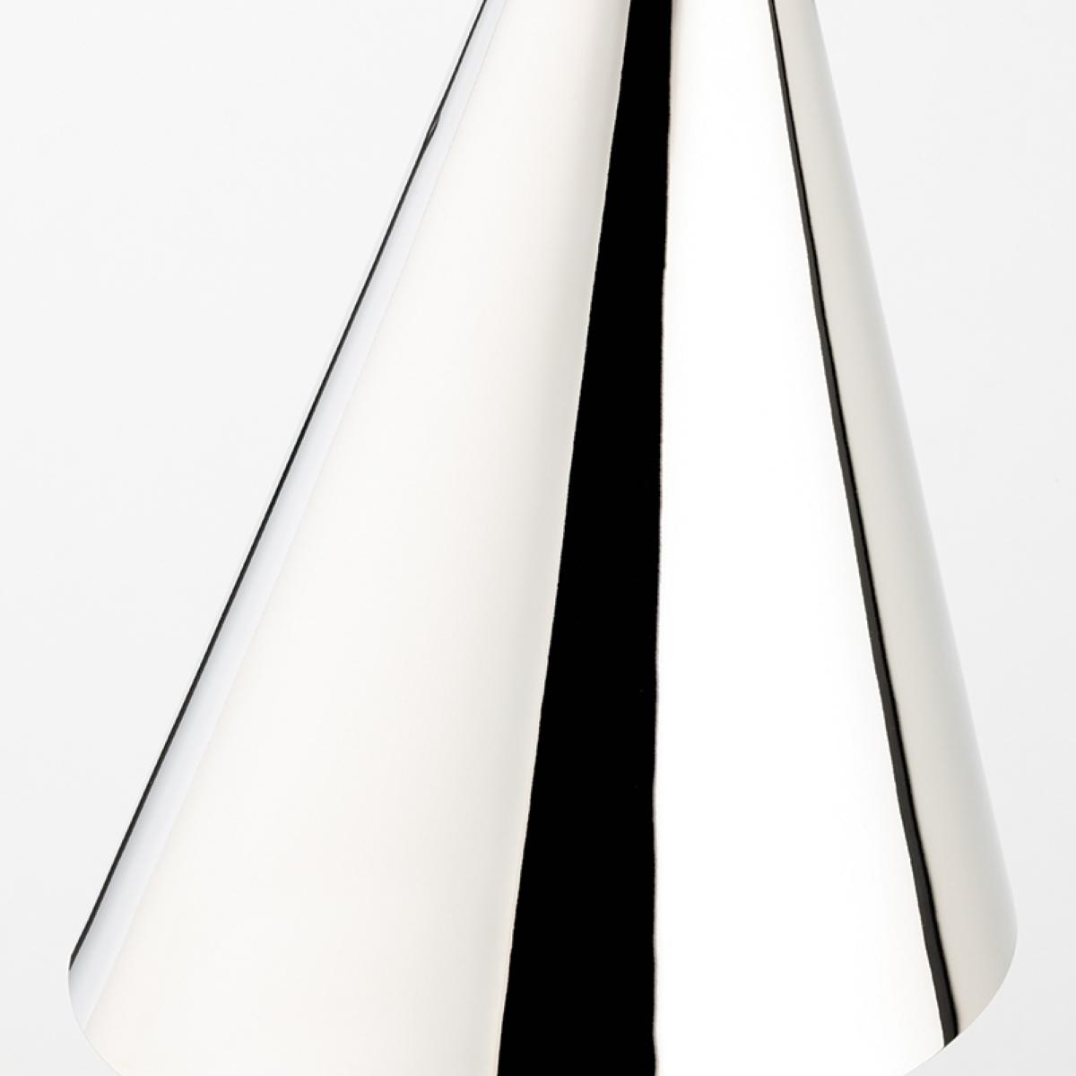 Lupe 12 in. Armed Sconce Polished Nickel finish - Bees Lighting